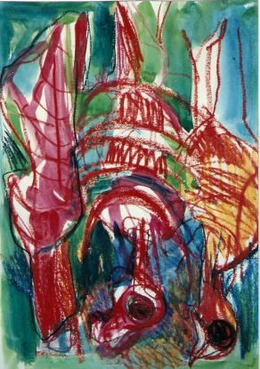 In macelleria: quarto di bue, capretto e faraona