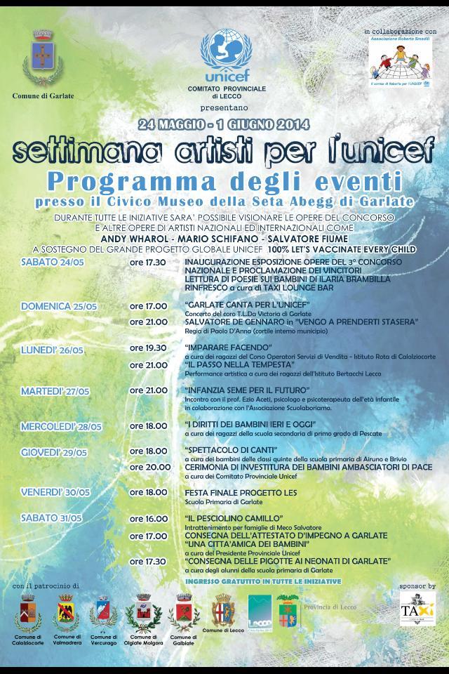 Mostra artisti x l'unicef