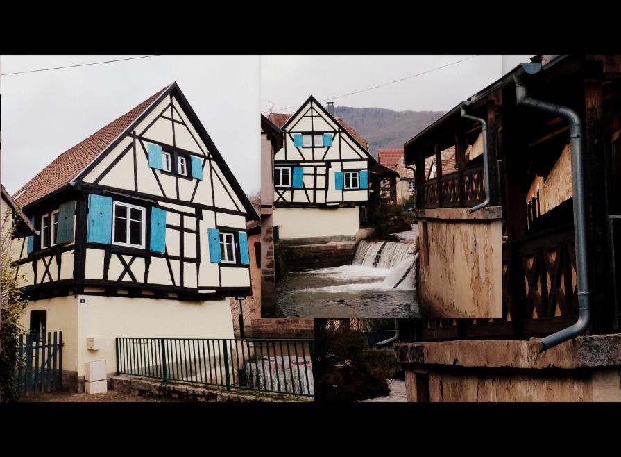 La maison de travers...