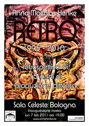 Locandina Mostra Anno Matthias Henke Sala Celeste Bologna