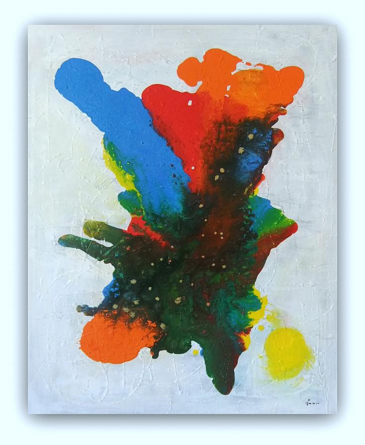 Quadro astratto moderno " SANADER ART " pittura astratta Quadro astratto moderno " SANADER ART " pittura astratta