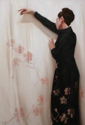 Fiori bianchi, fiori oscuri (autoritratto)