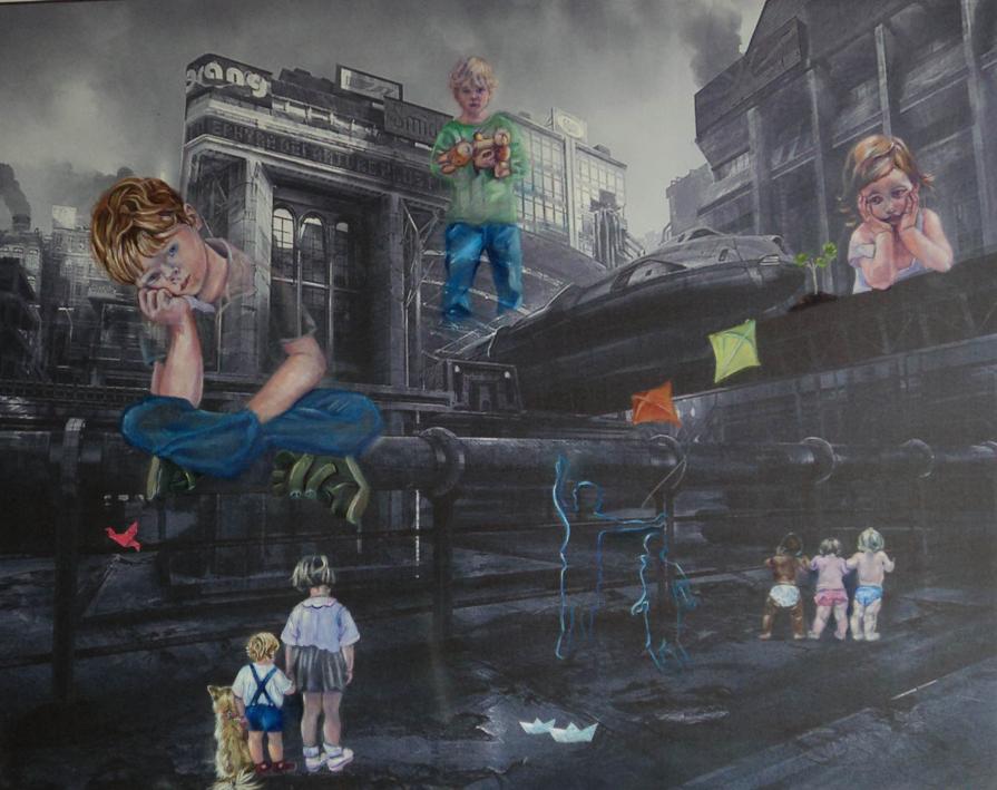 "uffa! e noi dove andiamo a giocare?!"