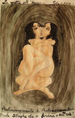 La grotta dell'Unione - Autoconcepimento e Autodivoramento - Piccole streghe che si fondono, e una n