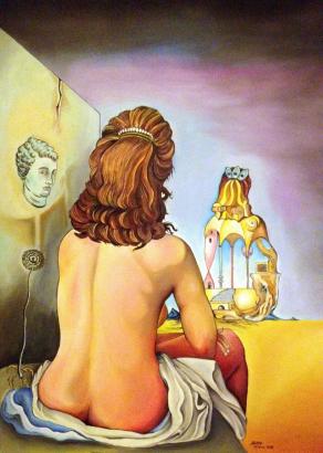 Gala di Spalle osserva il suo corpo diventare una cattedrale