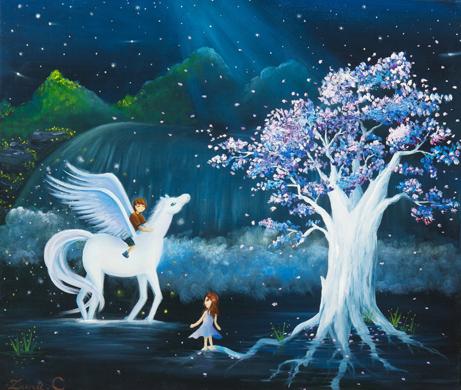 Colorful Flower on Snowtree／You Are My Prince