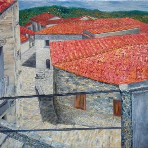 Pietrelcina, Italia,  tegola rossa