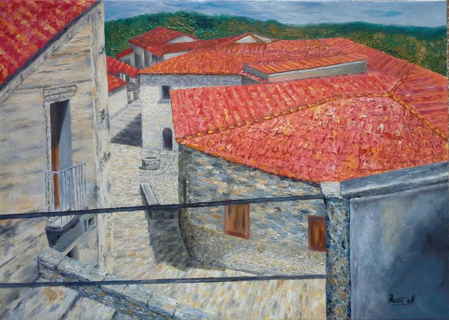 Pietrelcina, Italia,  tegola rossa