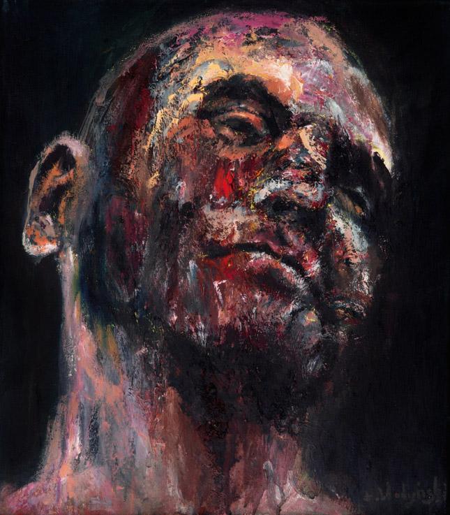 EXZISTANCES 2011, 20 X 40 cm x 35 cm,7 X 45 cm x 40 cm, oil on canvas