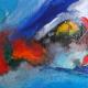 Andreas Gutt – Abstract – acrilico su tela – 70 x 50
