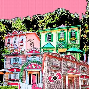 ハローキティのスタンプヴィレッジ...!!!