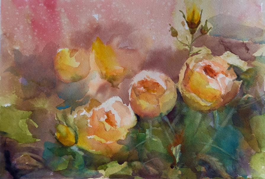 nel roseto di Villa Reale a Monza