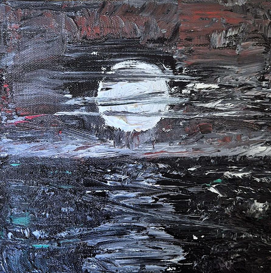 Riflesso di Luna sul mare