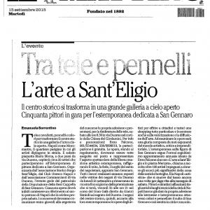 ESTEMPORANEA DI PITTURA DEDICATA A SAN GENNARO