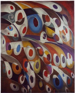 Gioia di vivere   olio su tela   100x120     1995