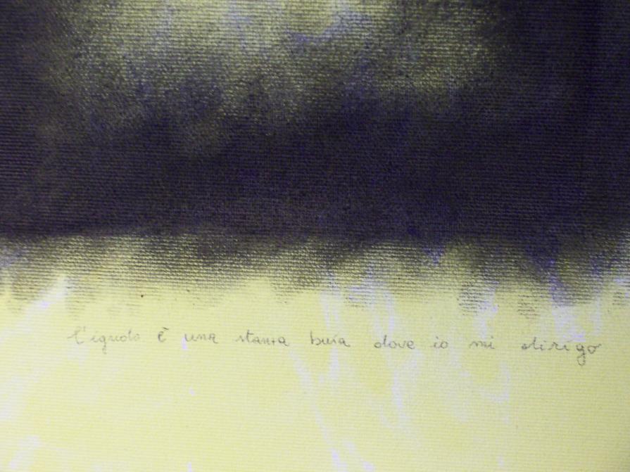 L'ignoto è una stanza buia dove io mi dirigo - particolare