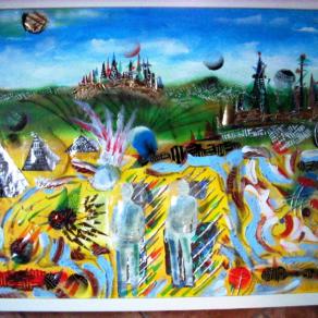 Dialogo sulla spiaggia incantata