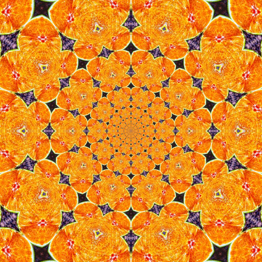 Orange Kaleidoscope