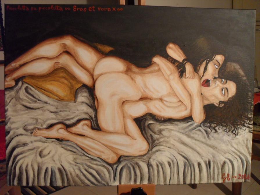 Piccoletta su piccoletta - Eros et vorax (particolare)