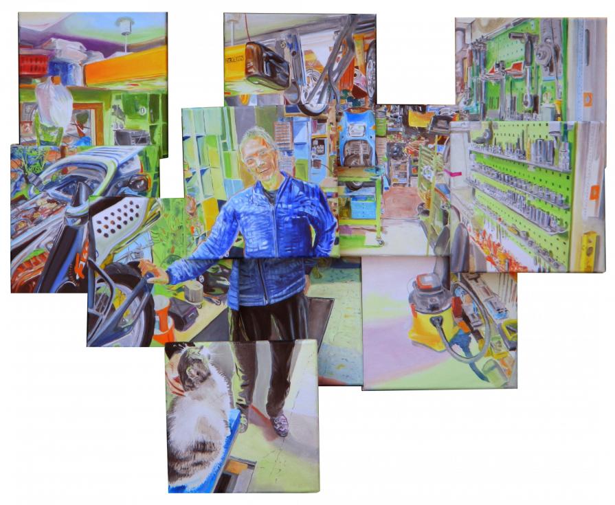 Wolfgang together with BMW and Momo / Wolfgang mit BMW und Momo