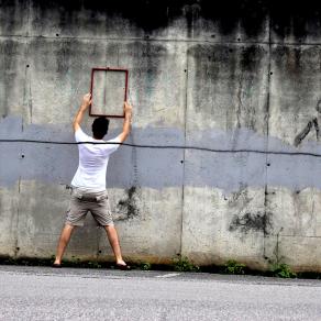 'across the border' stamp on paper #1 'across the border' stamp on paper #1