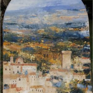 paesaggio italiano_lucignano_70x105cm_antonio civitarese