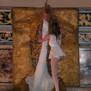 La Sibilla Regina di Gerusalemme che dimora presso il Museo del Vetro  spazio del faro di  Rosa Didonna 