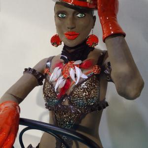 " Depuis la France avec passion " Solo-Exhibition Violaine Blanchet Sculture e toile