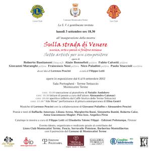 Sette artisti per un compositore