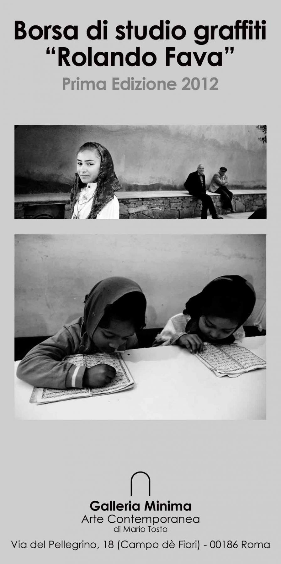 Borsa di studio graffiti "Rolando Fava" Borsa di studio graffiti "Rolando Fava"