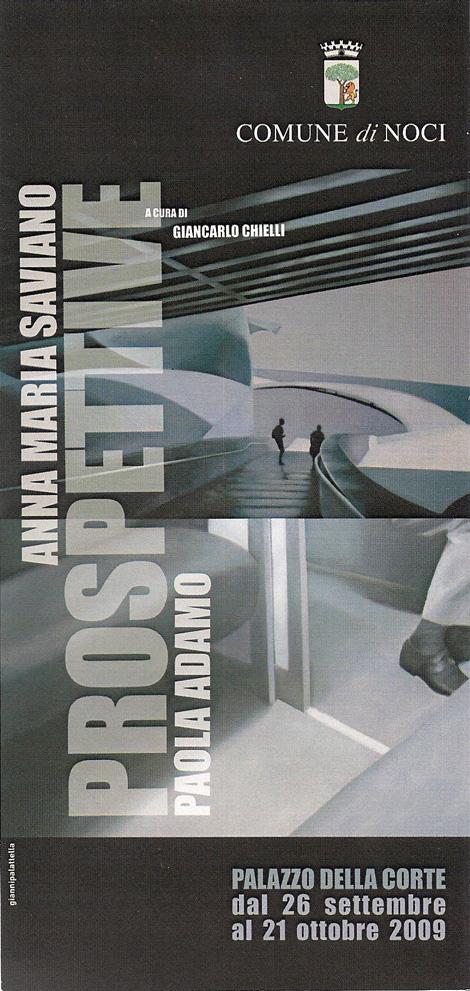 Prospettive. Anna Maria Saviano e Paola Adamo