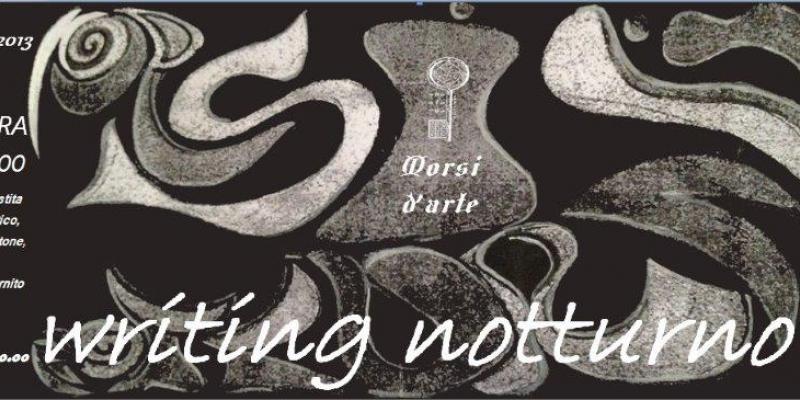 Writing notturno Writing notturno