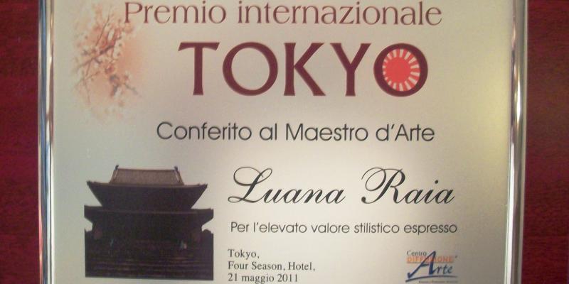 Luana Raia al Premio Tokio...in rotta verso Parigi
