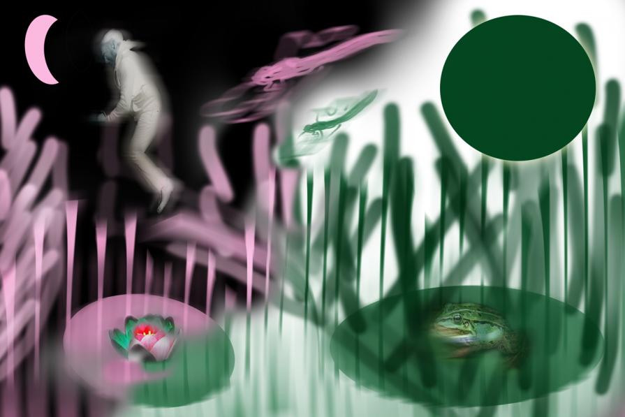 scappo dal giorno, con  un balzo entro nella notte.