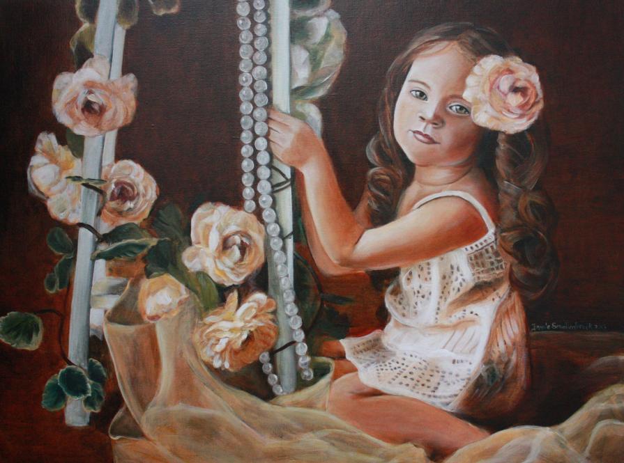 The girl with pearls