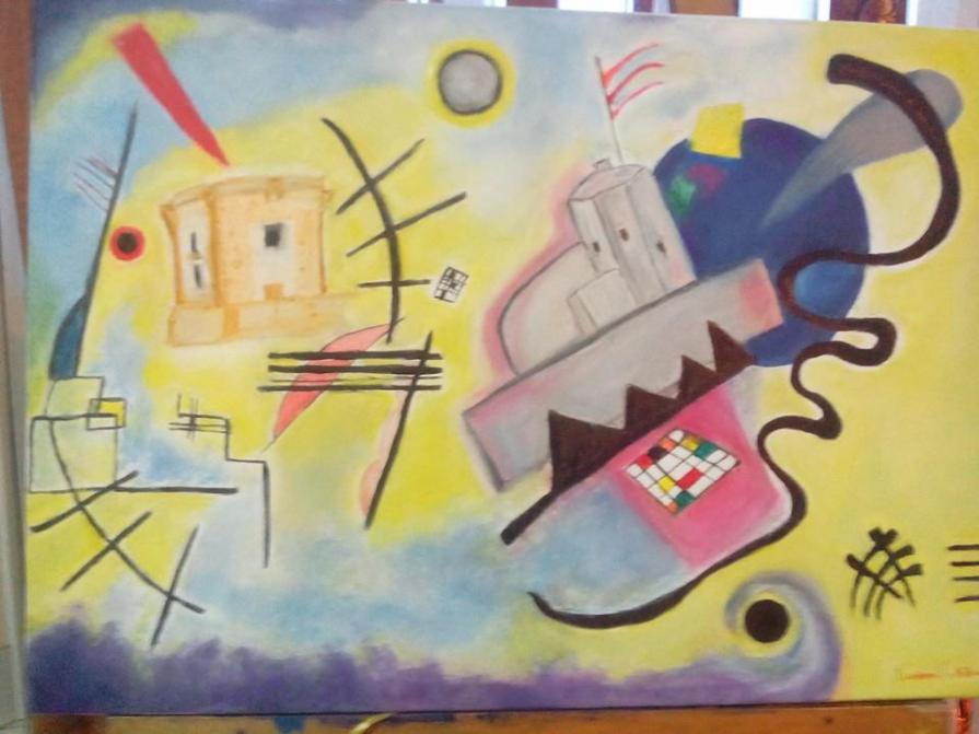Torre di Ligny e Colombaia ad ispirzione Kandinsky