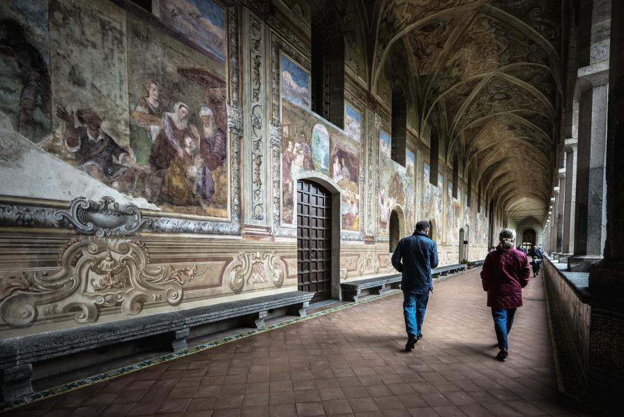Napoli, Chiostro delle Clarisse  a Santa Chiara