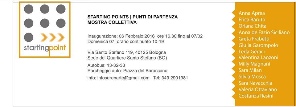 Starting Points / Punti di partenza