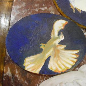 Corsi di disegno a matita su carta e olio su tela