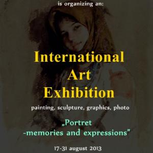 INTERNATIONAL ART EXHIBITION, PORTRET-MEMORIES AND EXPRESSIONS
