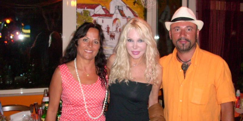 Ivana Spagna presso il Ristorante "da Silvano" Francavilla al Mare. Ivana Spagna presso il Ristorante