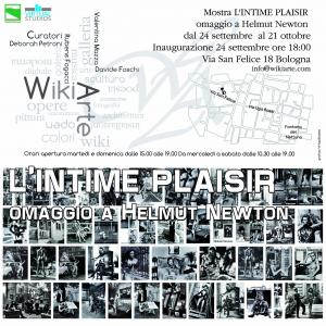 MOSTRA FOTOGRAFICA L'INTIME PLAISIR (omaggio a Helmut Newton)