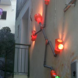 Installazione luminosa "Il Gecko"