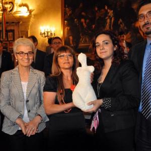 Cerimonia conferimento del Premio "Città delle Dame" a Martina Giangrande- Provincia di Bologna -