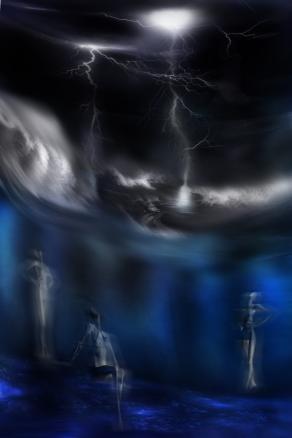 al piano di sopra c'è tempesta