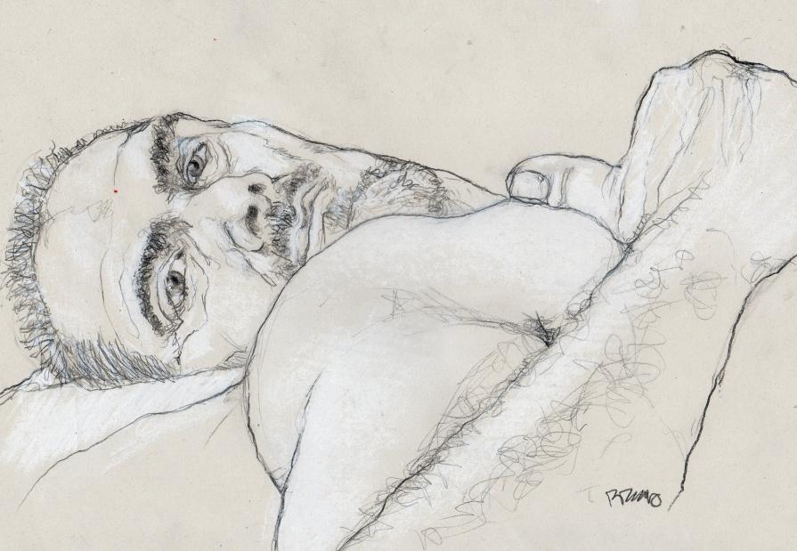 autoritratto da sdraiato....