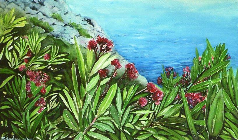 Oleandri-watercolour