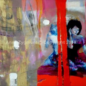 MY SISTER, year 2013, oil canvas