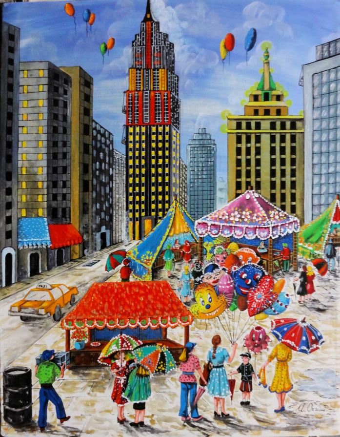 Mercato all'ombra dell'Empire State Building