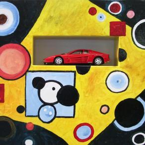 Ferrari Testarossa - 1984 ( omaggio a Vassilly Kandinsky )